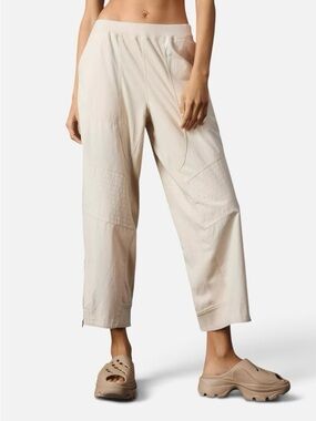 Daily Practice Anthropologie Straight Leg Ankle Utility Pants Beige M